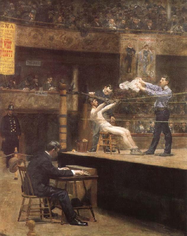 Thomas Eakins Zwishchen den Runden oil painting picture